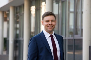 Fabian Nitz, B�rgermeister der Gemeinde Denzlingen