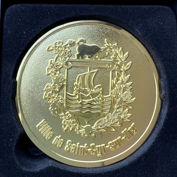 Medaille von St.-Cyr-sur-Mer zum 200 jhrigen Jubilum. Foto: Gemeinde Denzlingen.