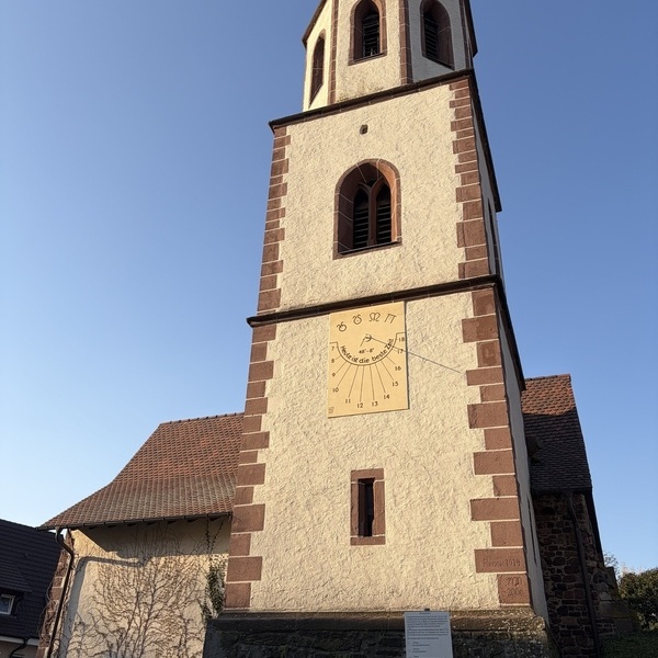 Zukunft Storchenturm IMG_6425 - Der Denzlinger Storchenturm im Herzen des Unterdorfs. Foto: Gemeinde Denzlingen